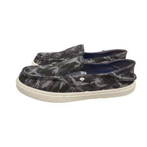 Sperry Top-Sider Salty washable grey camo Boy's Size 5M Washable NEW
